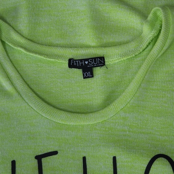 Fifth Sun Hello Friday i love you Sweater - Picture 3 of 3